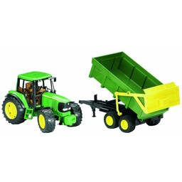 Bruder John Deere 6920 met trailer