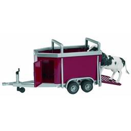 Remorque bétail + 1 vache 1:16