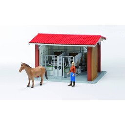 Bruder Manege met figuur, paard en accessoires