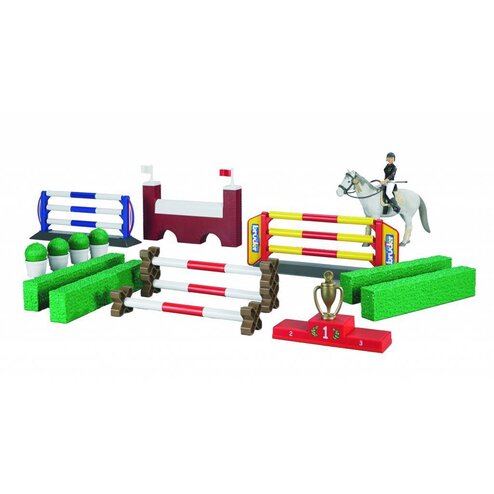 Bruder Bruder Springparcours met amazone en paard