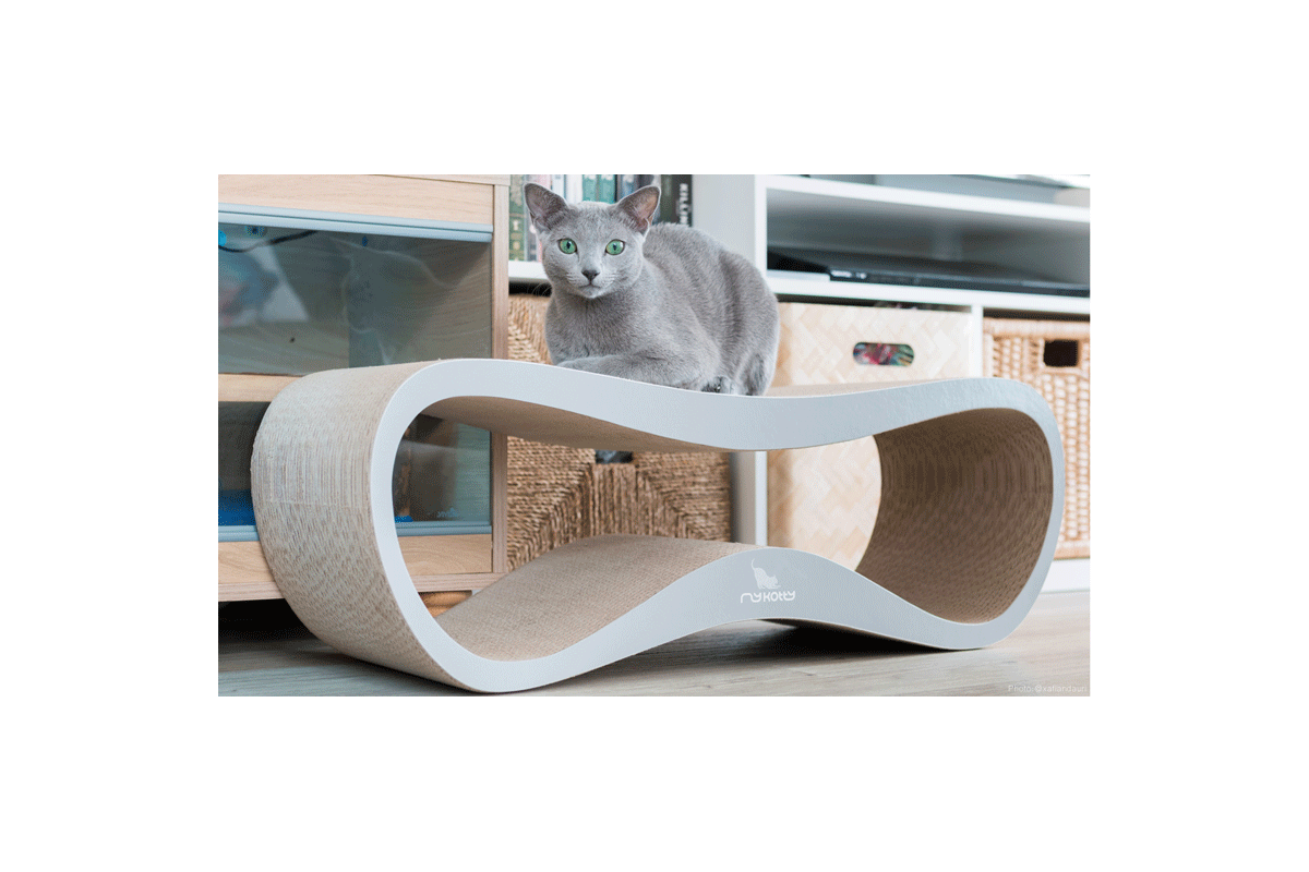 MyKotty Lazy cat scratch furniture gray