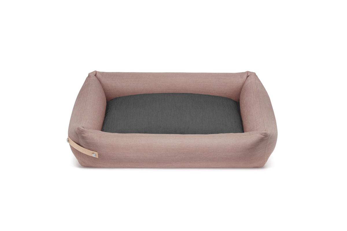 Labbvenn Stokke Hundebett Rosa / Grau