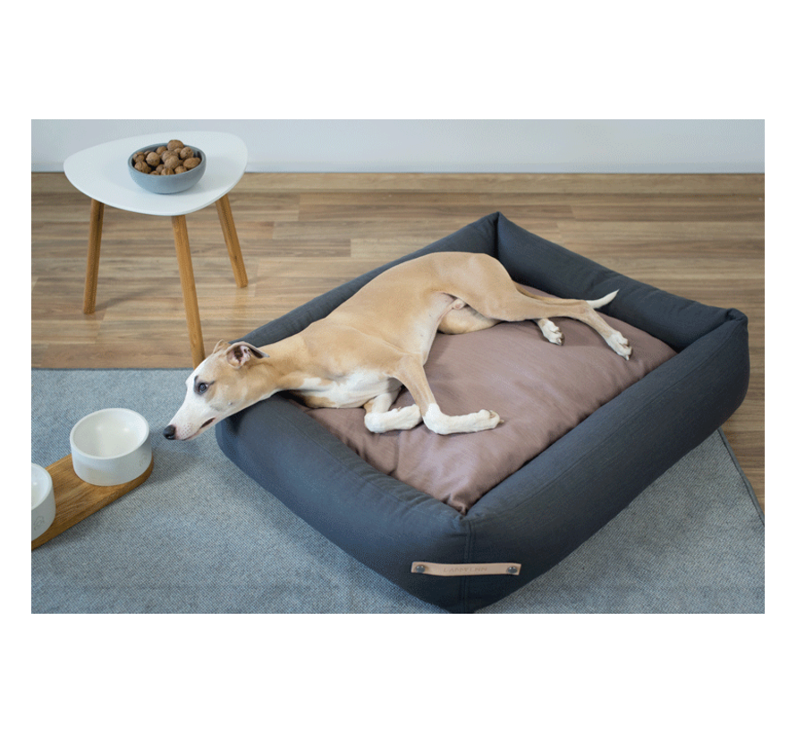 Labbvenn Stokke Dog Bed Grey Pink