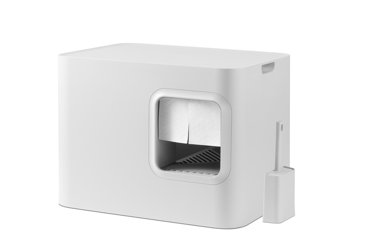 Hoopo® Dome Cat Litter Box White