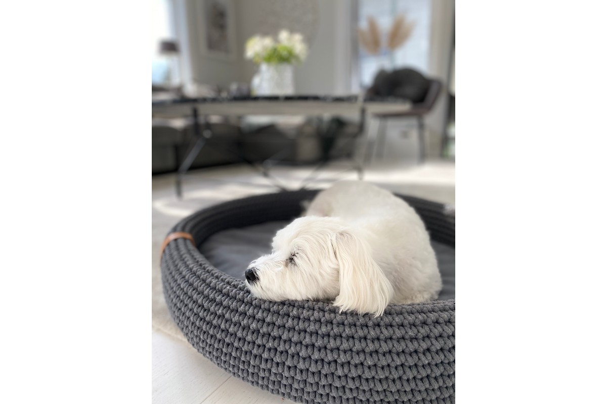 Labbvenn Lukko dog bed Anthracite