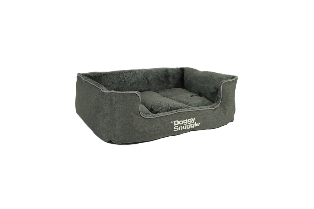 The DoggySnuggle Zwart XXL 125X90X25 CM