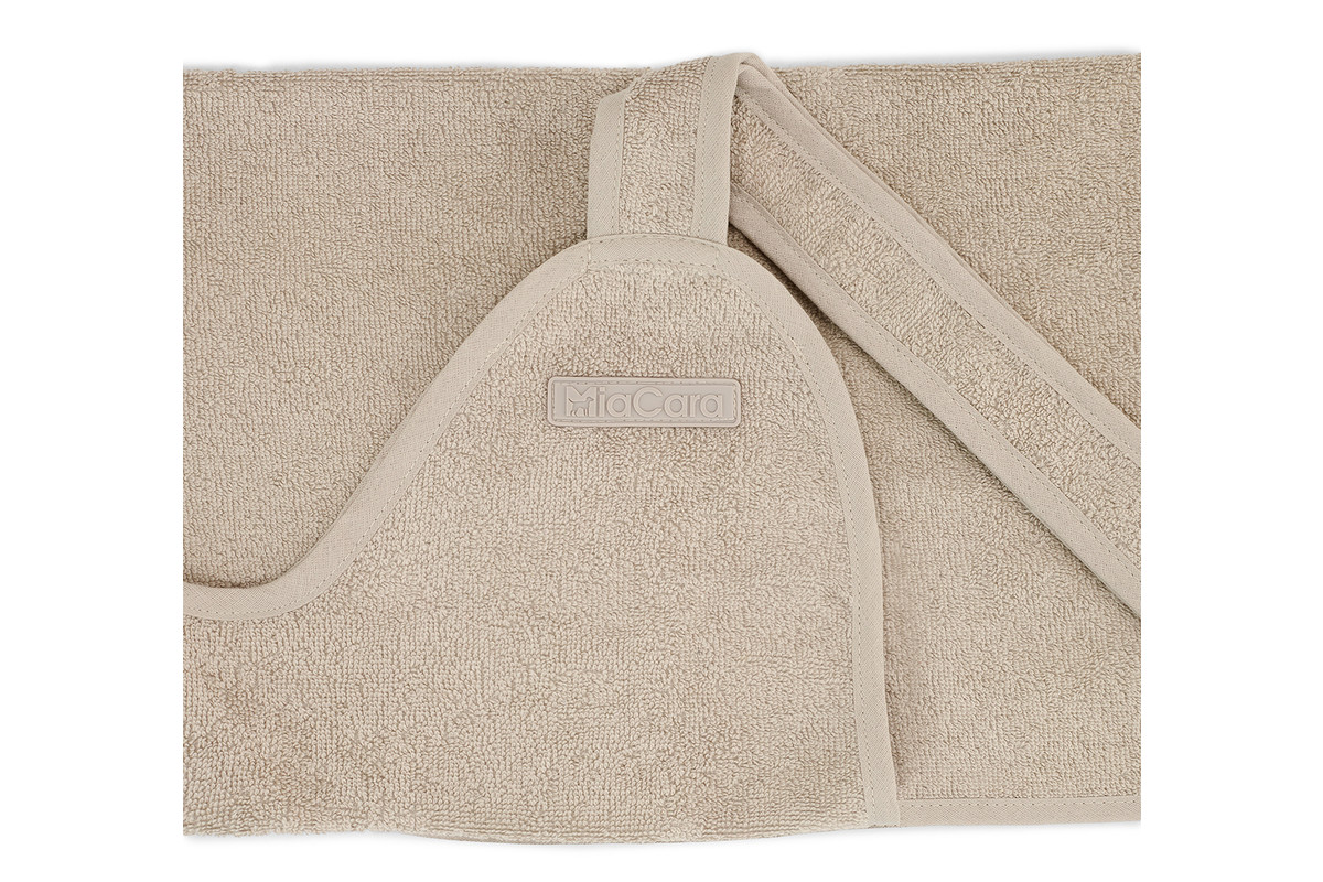 Cane Bagno, Hundebademantel, Greige