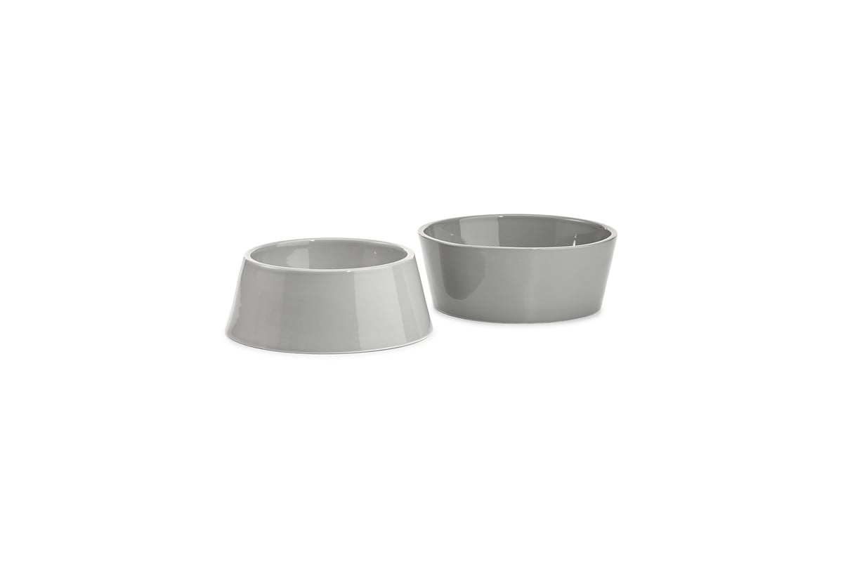 Cane Doppio, Bowl Set, Concrete