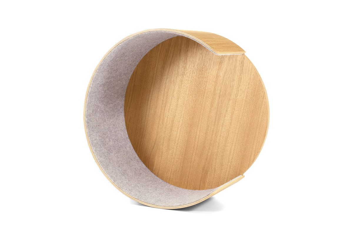 Gatto Alto, Nest, Eiche Natur/Filz beige