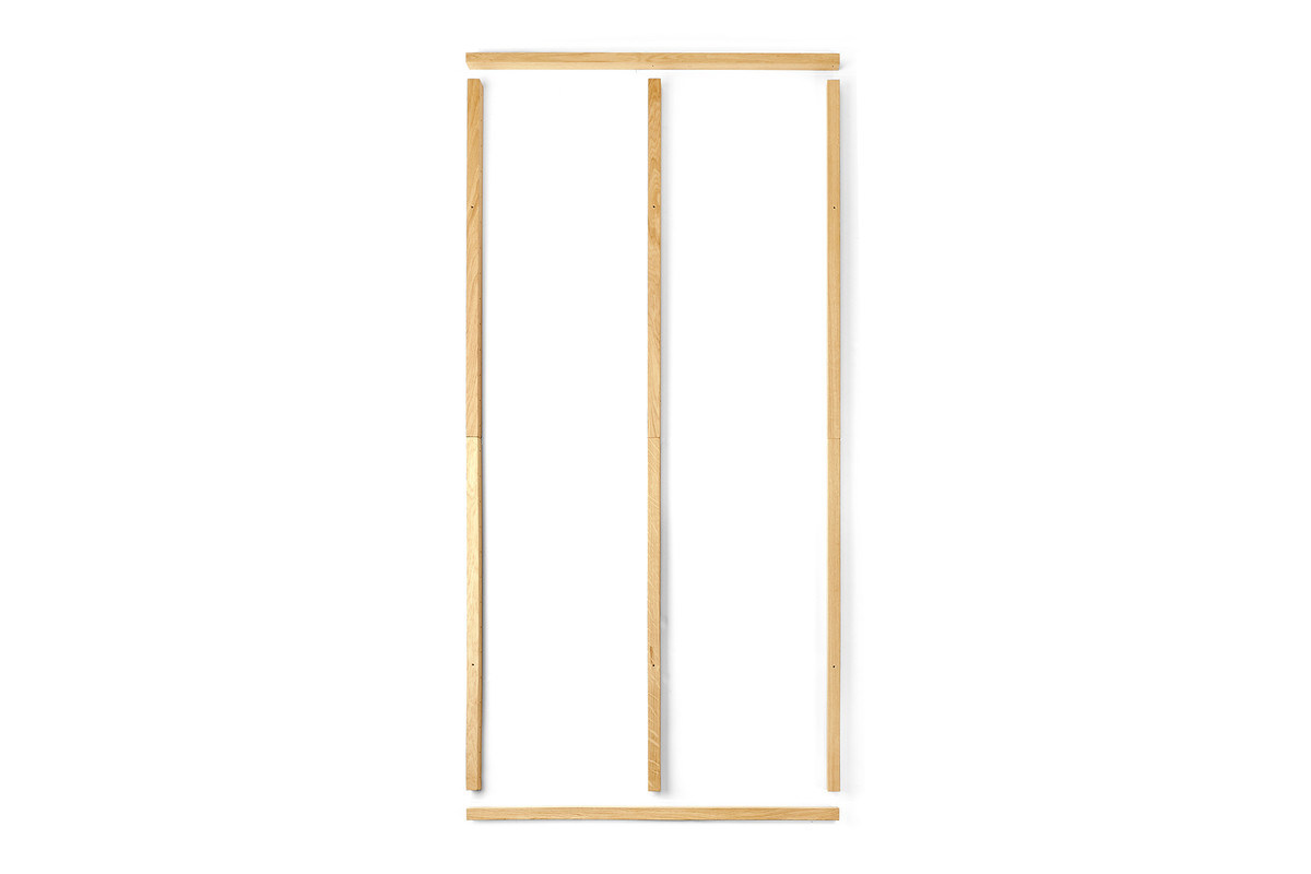 Gatto Alto, Kletterwand, Wandbefestigung, Eiche Natur