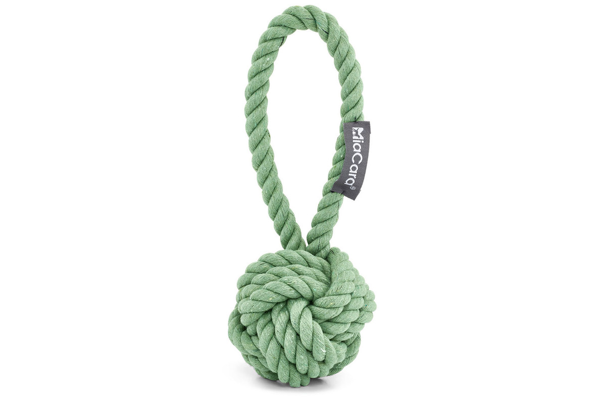 Cane Nodo, Rope Toy, Dusty Green