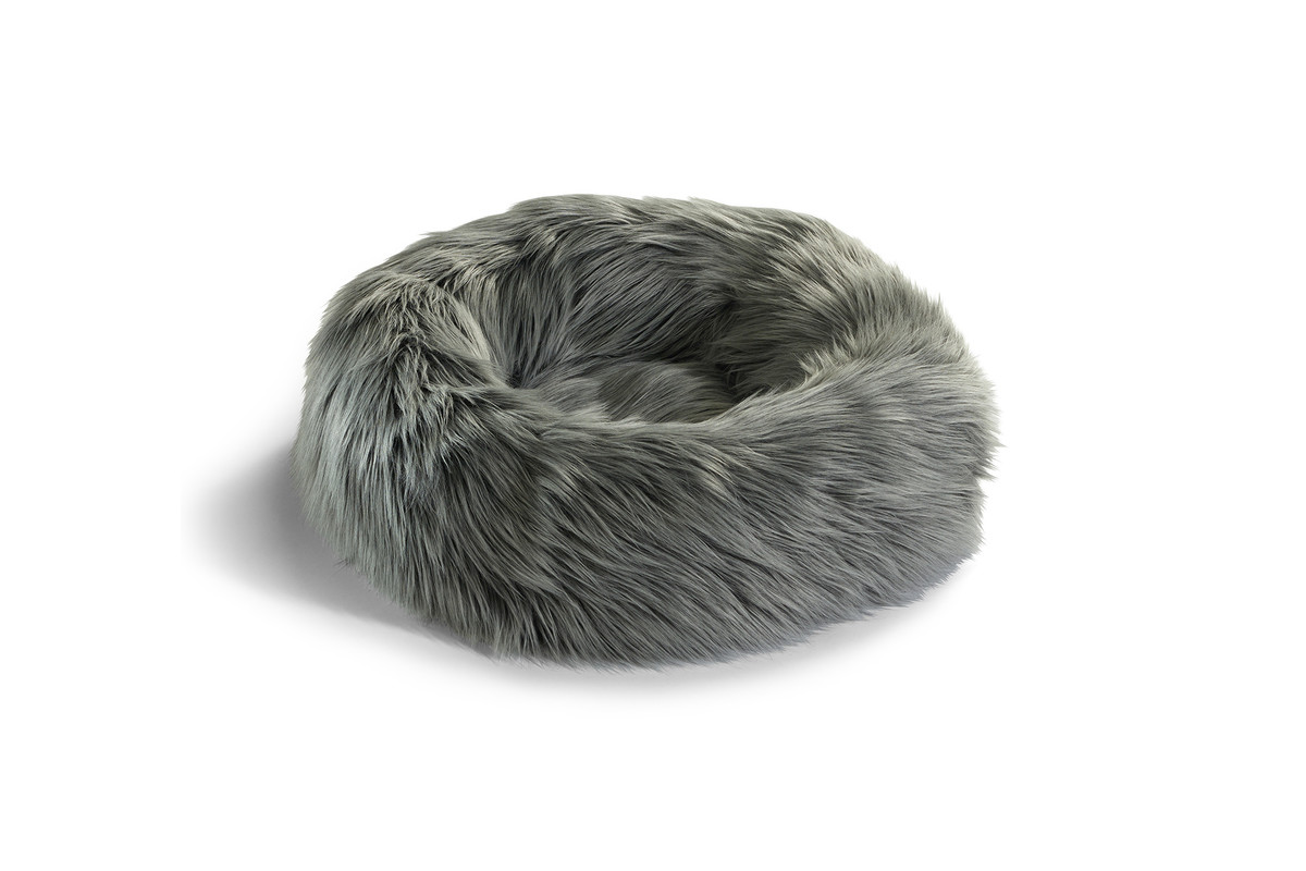 Gatto Capello, Cat Bed, Grey-Black/Mottled Black