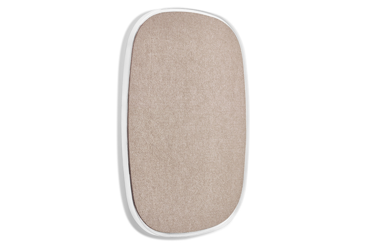 Gatto Pannello, Scratching Panel, White/Felt Nougat