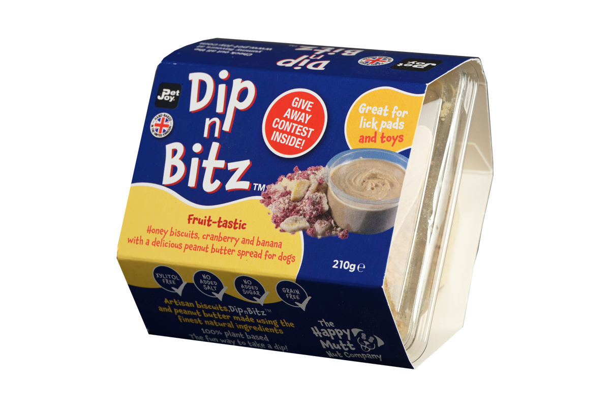 Pet Joy x Happy Mutt company - Dip N Bitz Fruitastic