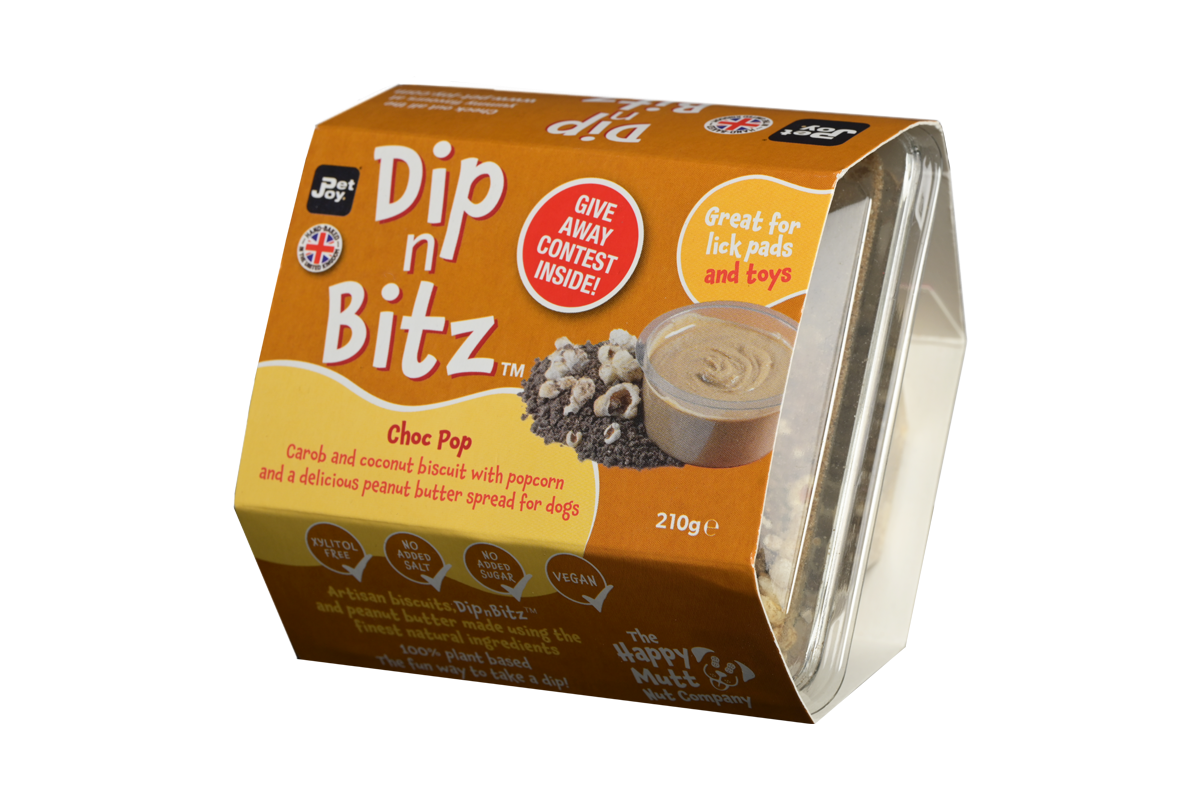 Pet Joy x Happy Mutt company - Dip N Bitz Choc Pop