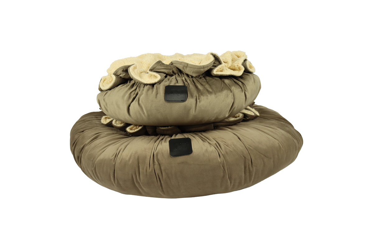 The Pet-Joy Cozy Taupe M Dark