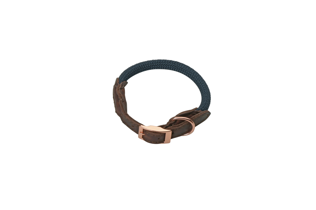 The DoggyWalker Collar Navy Blue 50cm