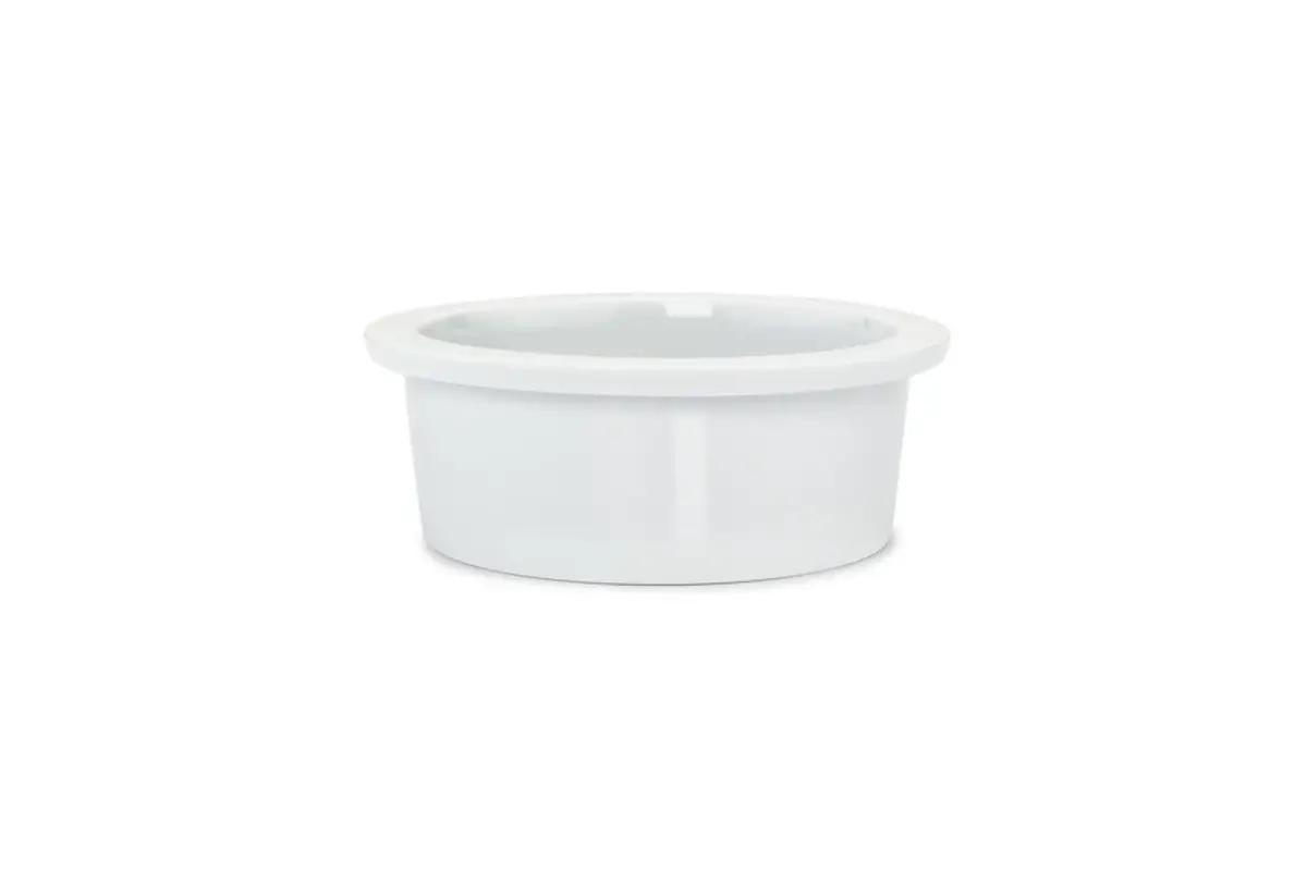 Replacement Bowl for Dog Feeders, Porcelain White