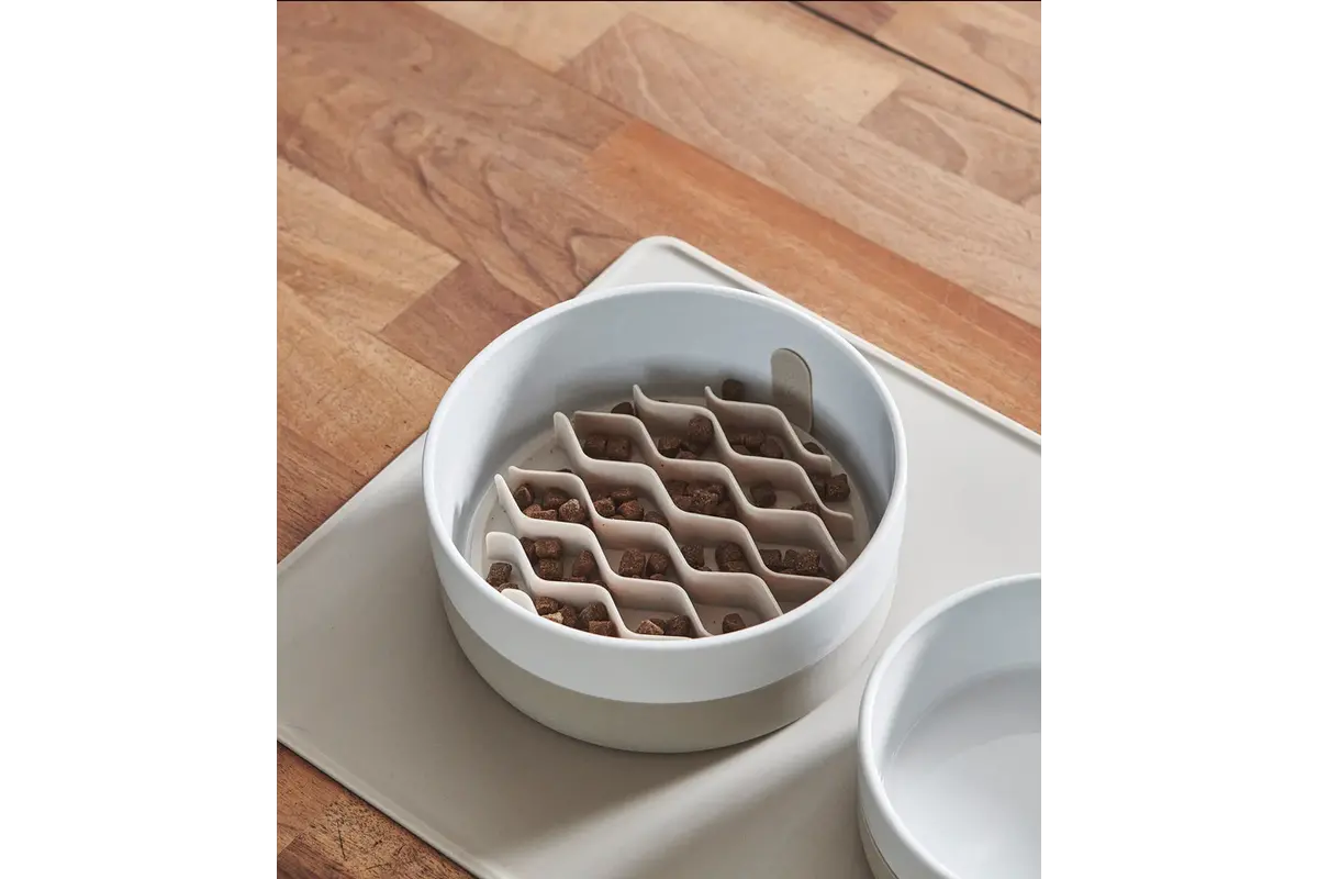 Cane Lento, Slow Feeding Insert, Greige