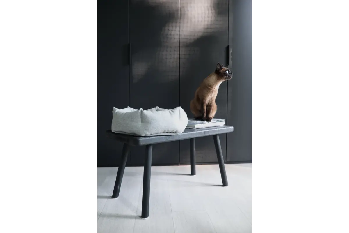 Gatto Calma, Katzenbett Hexagon, Kiesel