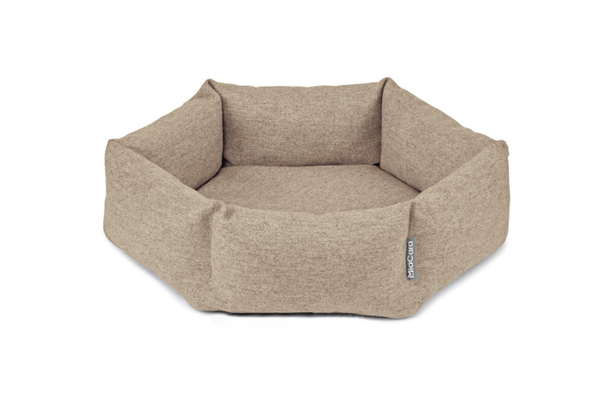 Gatto Calma, Cat Bed Hexagon, Sand