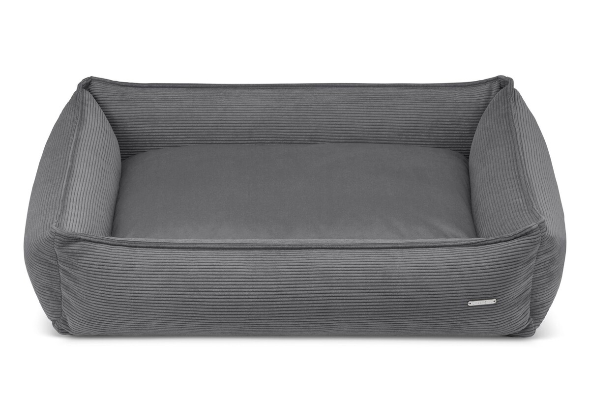 Labbvenn Strippo dog bed dark grey