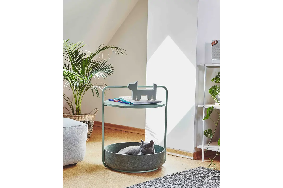 Gatto Tavolino, Side Table, Dusty Green