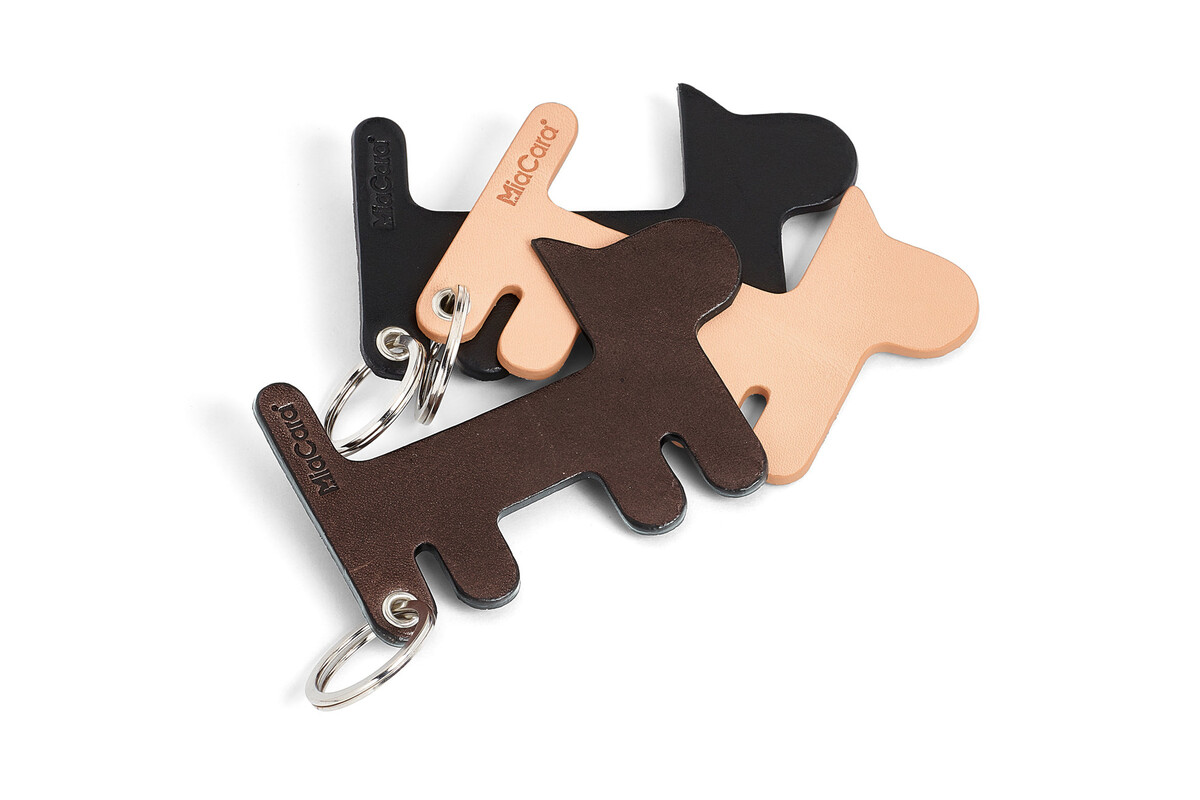Gatto Chiave Gatto, Key Chain, Brown