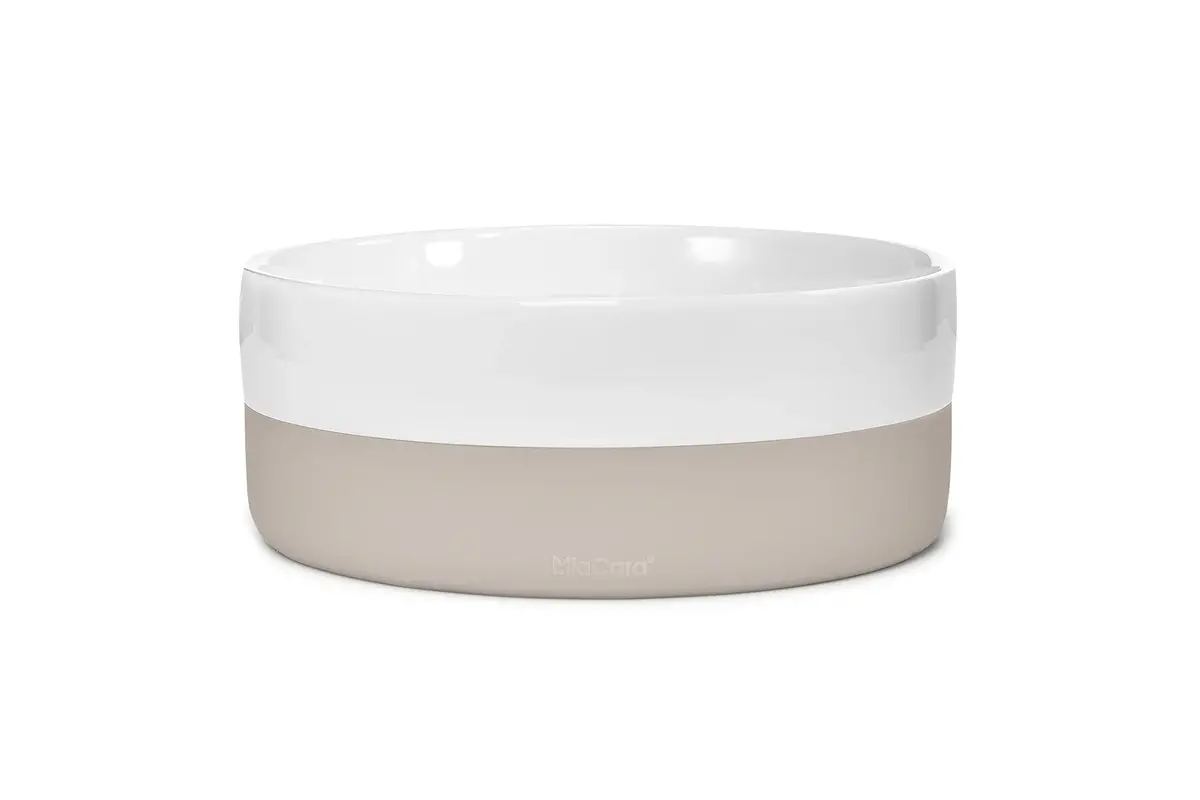 Cane Coppa, Dog Bowl, Greige