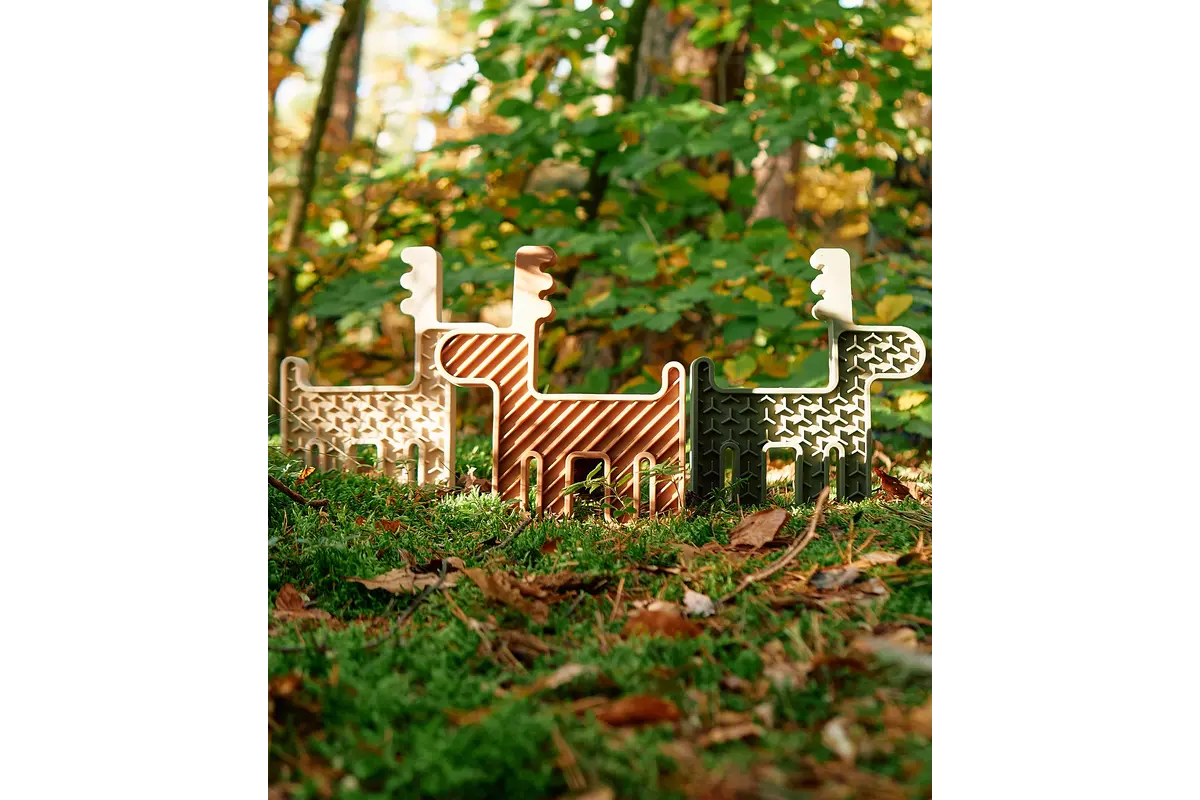 Cane Cervo, Activity Toy, Greige