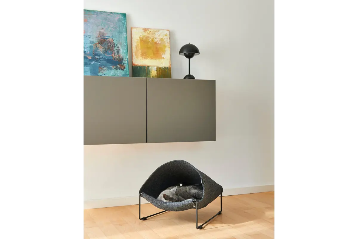 Gatto Loggia, Katzenhöhle, Schwarz