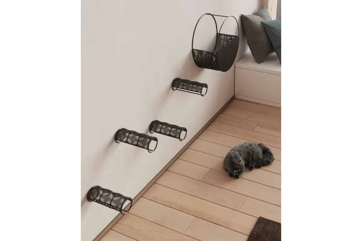 Gatto Gradino, Wandnest, Anthrazit