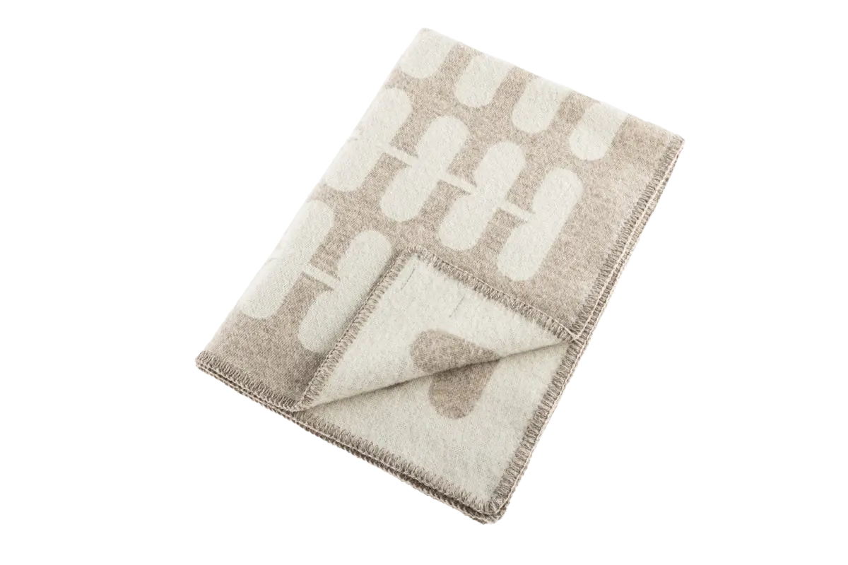 Flora Dog blanket Cappuccino/Natural