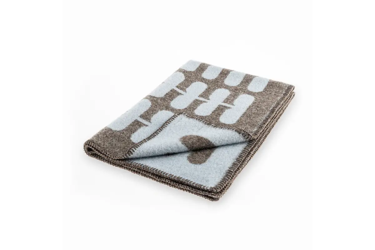 Flora Dog blanket Anthracite/Natural - Copy
