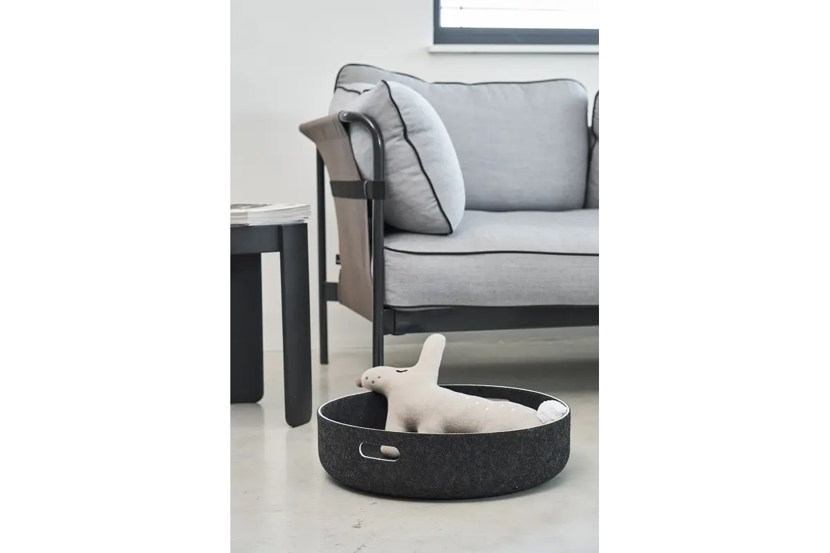 Cane Cesto, Toy Basket, Black