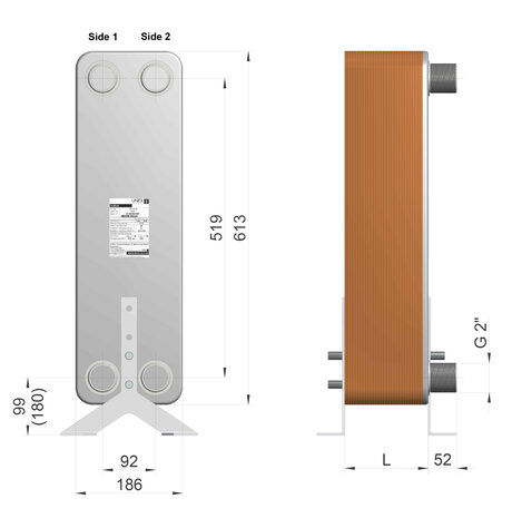 UNEX PB34M-36 (4x G2'' male thread) UNEX PB34M-36 (4x G2'' male thread)