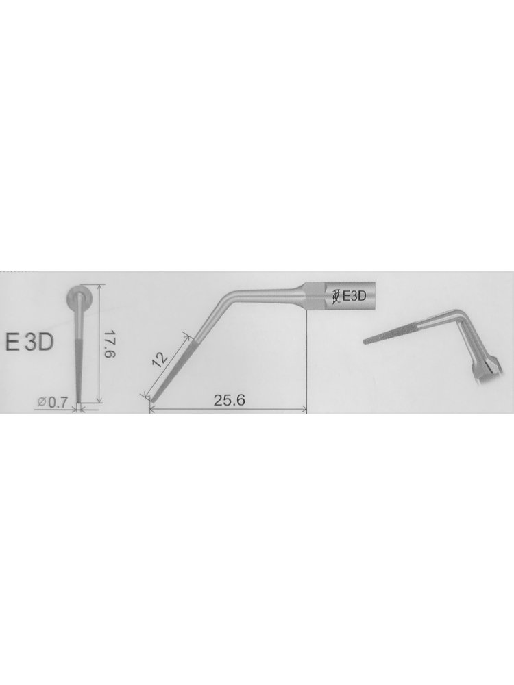 Compatibel with EMS connection Woodpecker E3D Endo tip