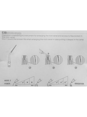 Compatibel with EMS connection Woodpecker E3D Endo tip