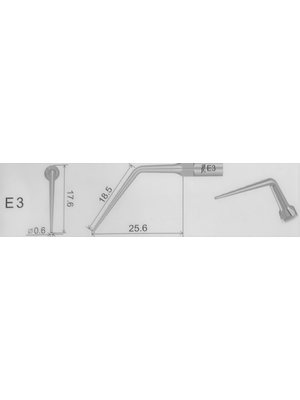 Compatibel with Satalec connection Woodpecker ED3 Endo tip