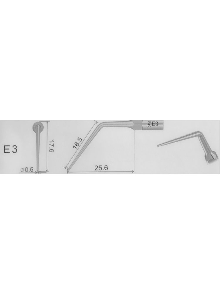 Compatibel with EMS connection Woodpecker E3 Endo tip