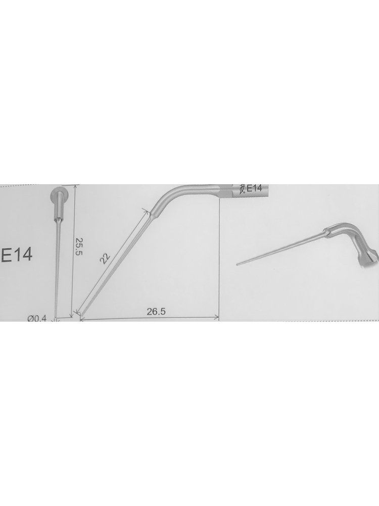 Compatibel with Satalec connection Woodpecker ED14 Endo tip waterkoeling