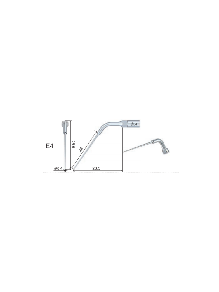 EMS compatibel Woodpecker  Woodpecker Endo tip E4