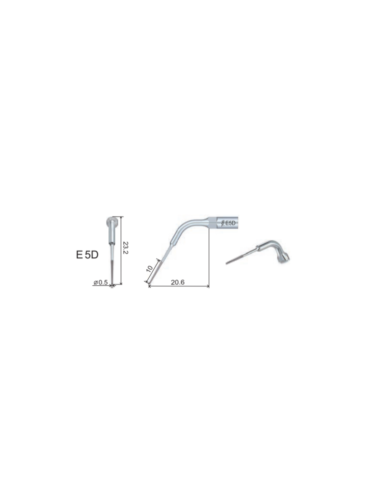 Compatibel with EMS connection Woodpecker Endo tip E5D