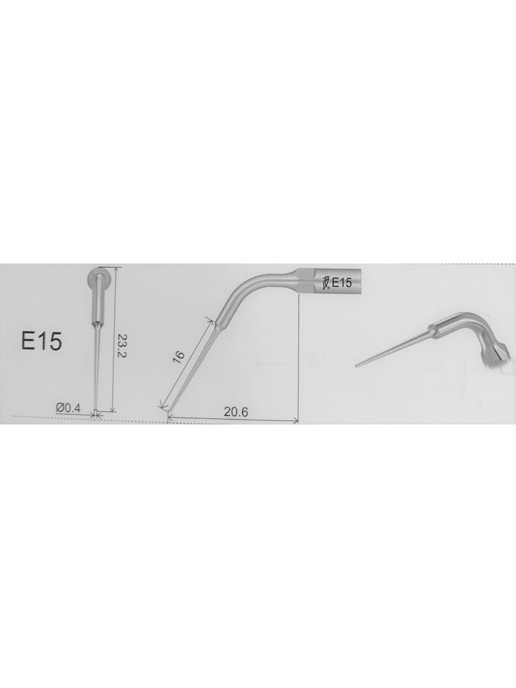 Compatibel with Siemens/Sirona connection Woodpecker ES15 Endo tip Wasserkühlung