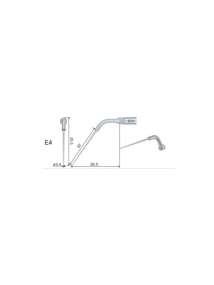 Siemens/Sirona compatibel Woodpecker Woodpecker ES4 Endo tip