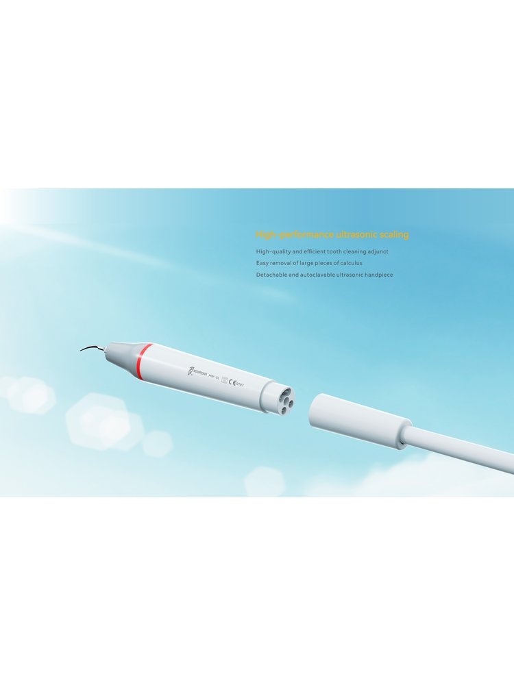 Compatibel with EMS connection Woodpecker AP-B Ultrasoon scaler en Air polisher (White)