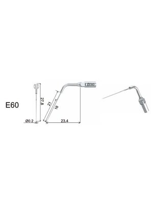 Compatibel with Satalec connection Woodpecker ED60
