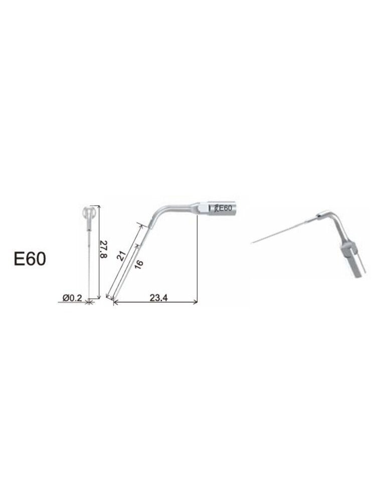 Compatibel with Satalec connection Woodpecker ED60