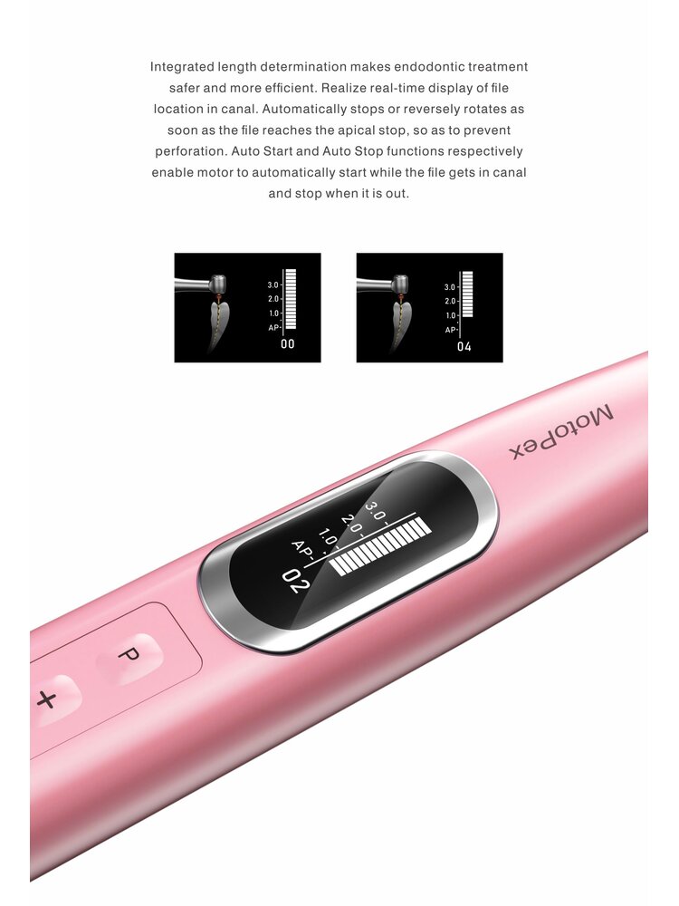 Woodpecker Motopex  Endomoteur avec localisateur d'apex