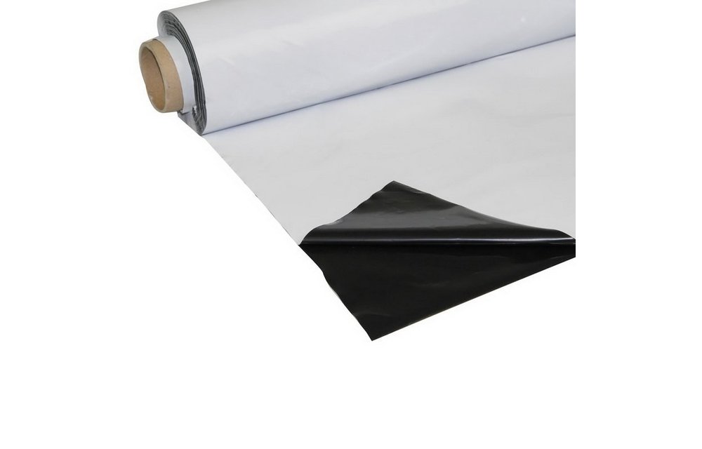 Schwarz / Weiß Folie 2x25mtr